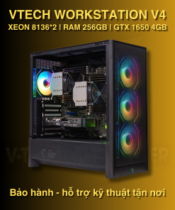 VTECH – WS S4 | Xeon 8136*2 | Ram 256GB | GTX 1650 4GB