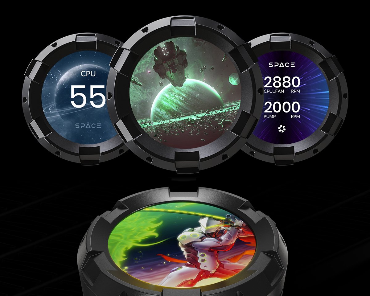 Tản nhiệt nước ID-COOLING SPACE SL360 XE ARGB WHITE (Rad 360mm/Quạt ARGB/Màu Trắng) - Ảnh 4