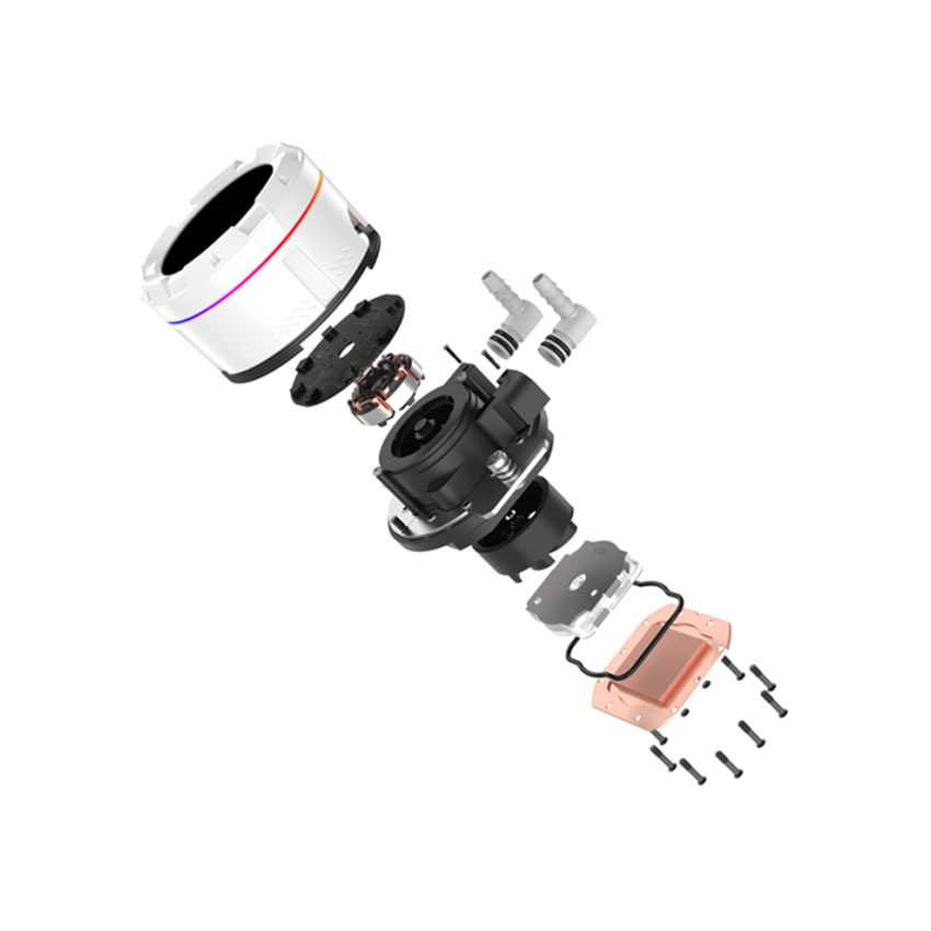 Tản nhiệt nước ID-COOLING SPACE SL360 XE ARGB WHITE (Rad 360mm/Quạt ARGB/Màu Trắng) - Ảnh 5