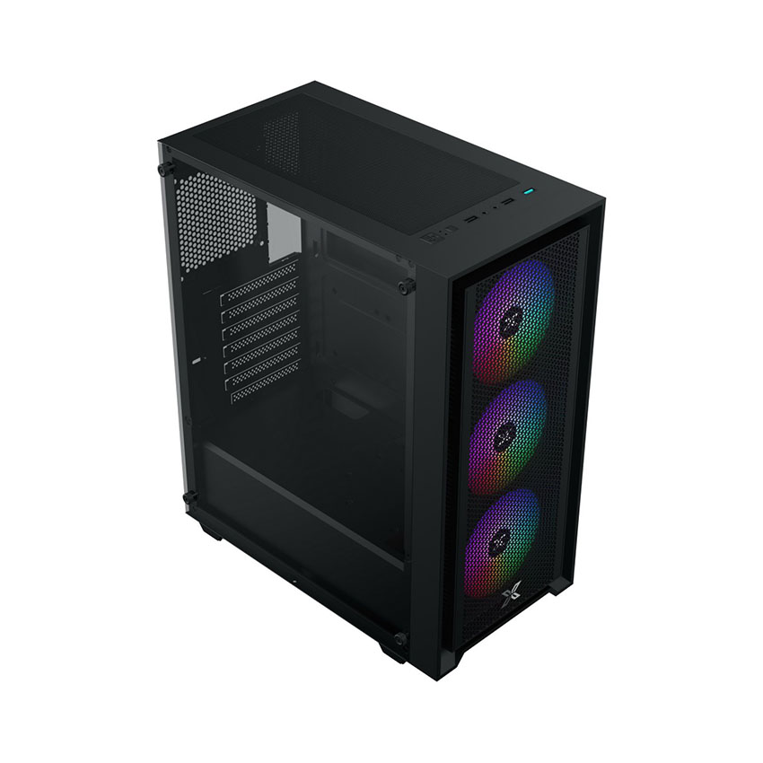 Vỏ case XIGMATEK SKY II 3F - EN44182 (ATX/Mid Tower/Màu Đen/3 fan ARGB) - Ảnh 2