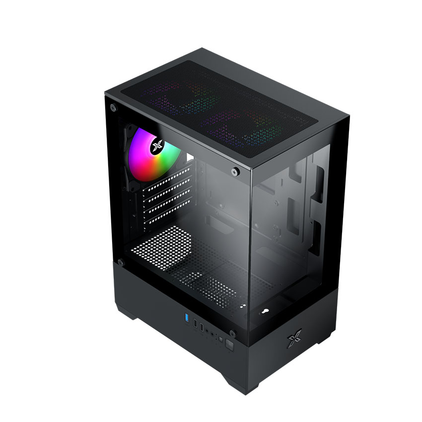 Vỏ case XIGMATEK VIEW II 3F Black (mATX/ 3 fan) - Ảnh 7