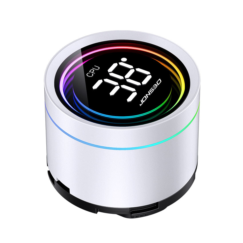 Tản nhiệt nước AIO Jonsbo TH-360 ARGB White (LCD hiển thị nhiệt độ) - Ảnh 4