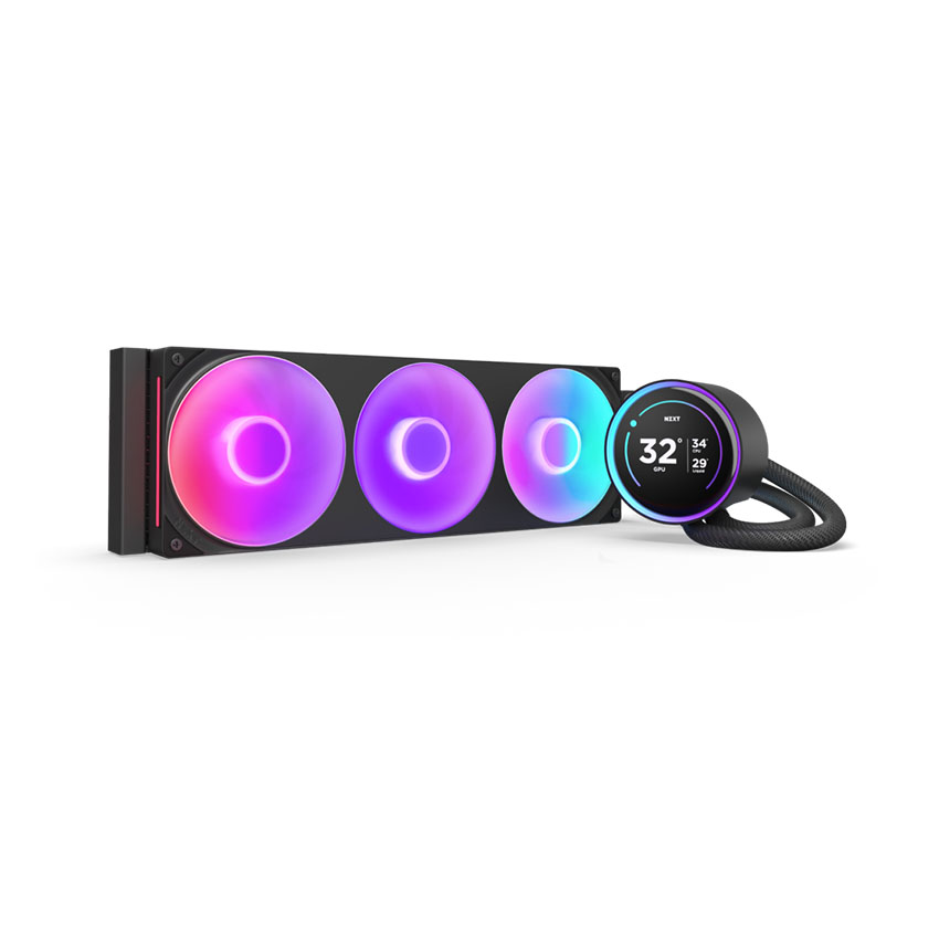 Tản nhiệt nước NZXT KRAKEN ELITE 360 RGB V2 BLACK (RL-KR36E-B2)