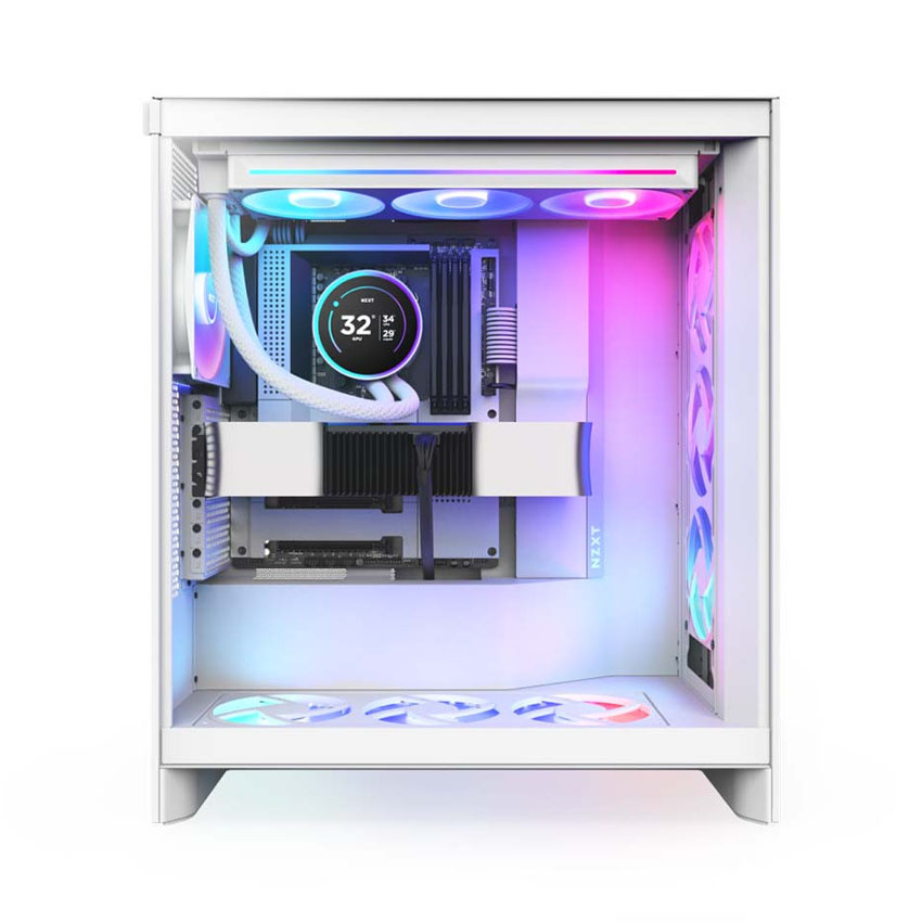 Tản nhiệt nước NZXT KRAKEN PLUS 360 RGB V2 WHITE - 360MM - Ảnh 4