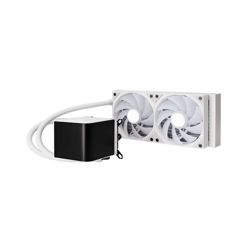 Tản nhiệt nước TRYX PANORAMA 240 ARGB White (Màn 2k 6.5"/Bơm ASETEK 8v2) - Ảnh 7