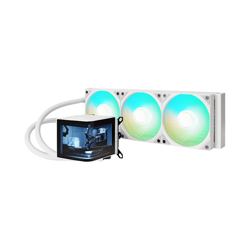 Tản nhiệt nước TRYX PANORAMA SE 360 ARGB White (Màn 2k 6.5"/Bơm ASETEK Adela) - Ảnh 2