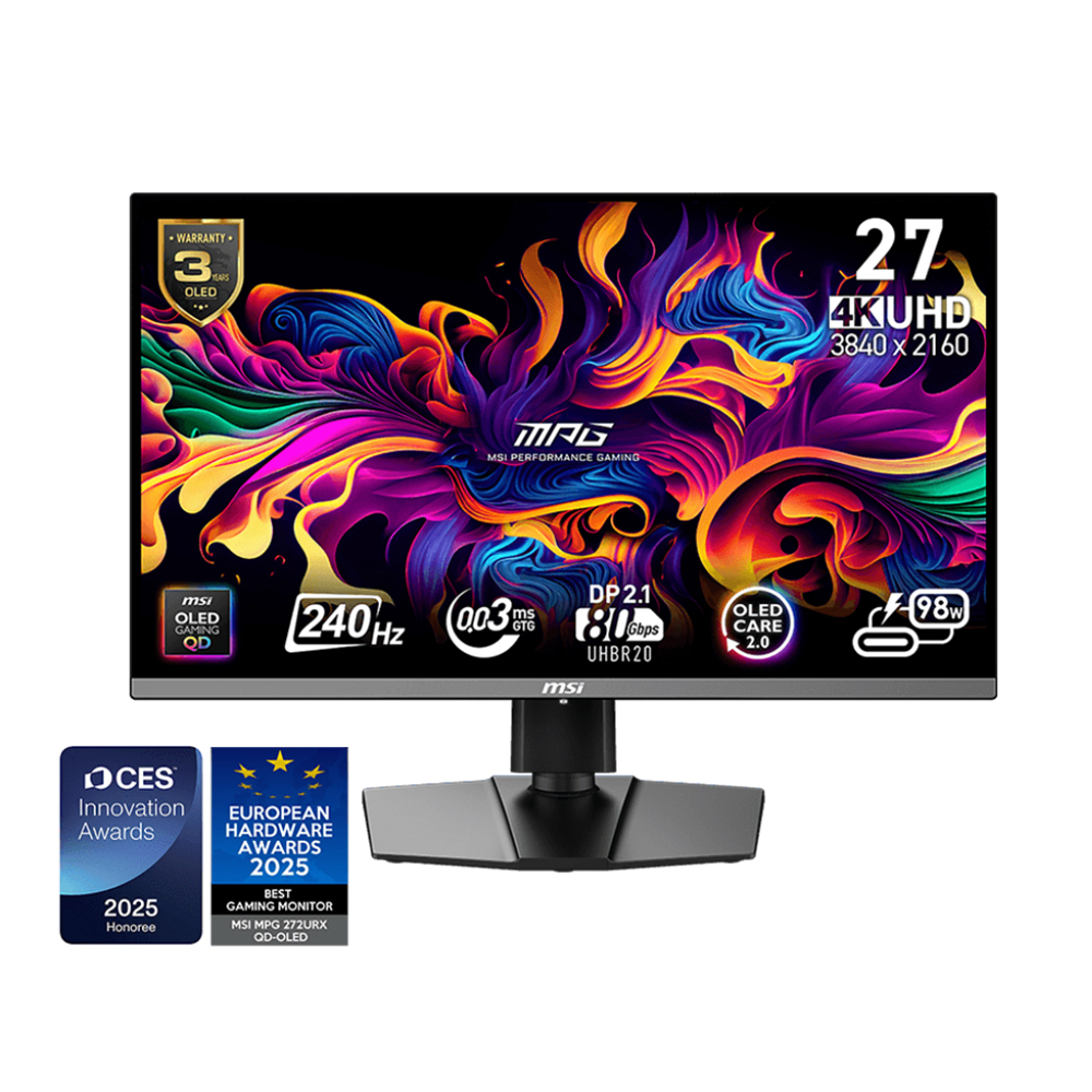 Màn Hình MSI MPG 272URX QD-OLED (26.5 inch - OLED - 240Hz - 4K - 0.03ms)