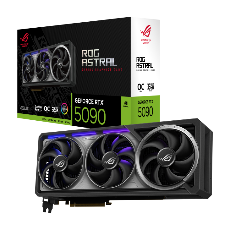 VGA Asus ROG Astral RTX 5090 32GB GDDR7 OC (ROG-ASTRAL-RTX5090-O32G-GAMING)
