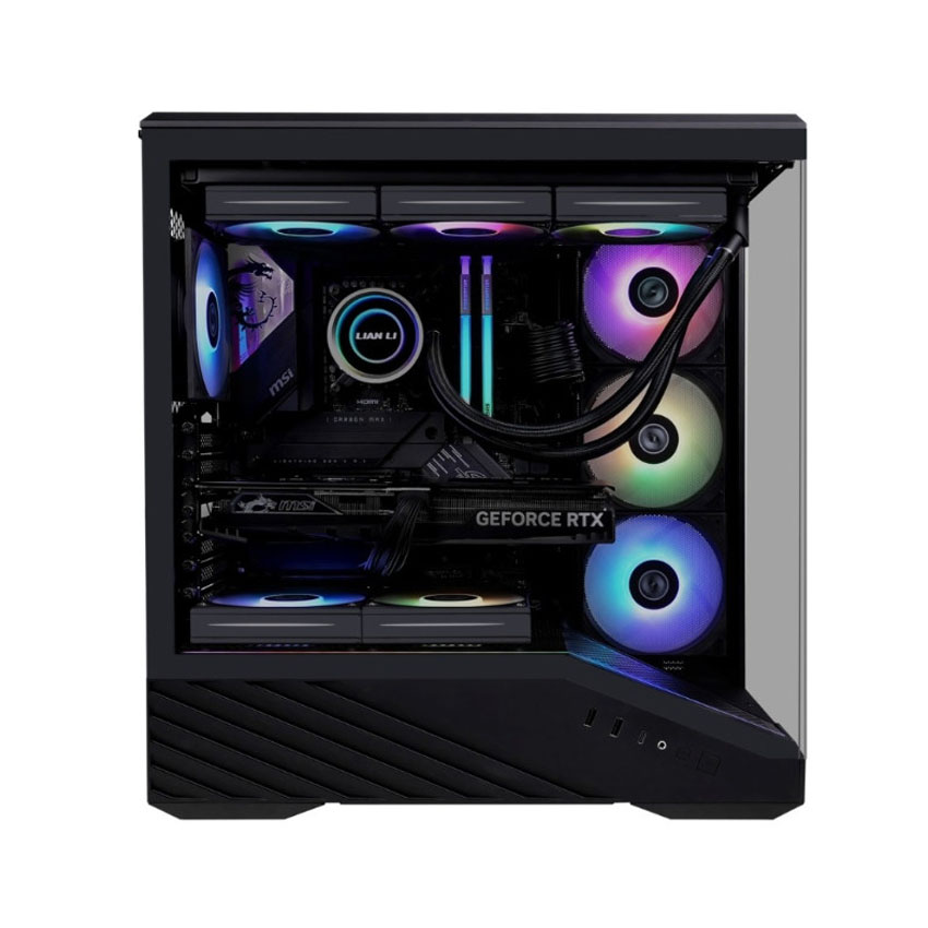 Vỏ case Lian Li V100 Black - V100X (ATX/Back connect ATX/RAD 360/0 Fan) - Ảnh 5