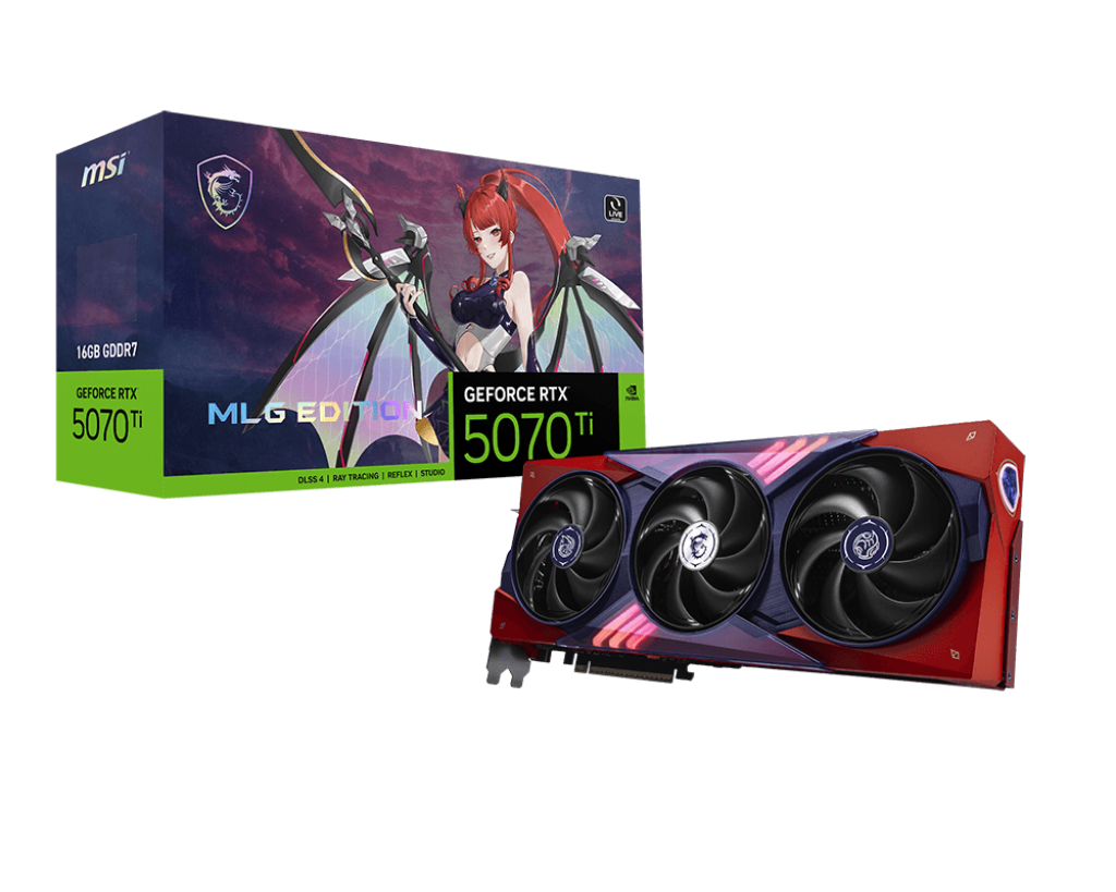 VGA MSI RTX 5070 Ti 16GB MLG EDITION OC GDDR7