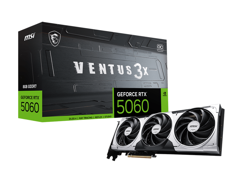 VGA MSI RTX 5060 8GB VENTUS 3X OC