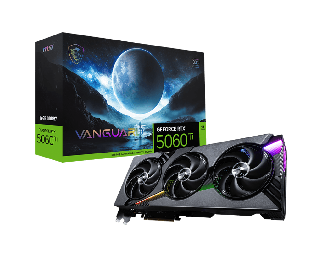 VGA MSI RTX 5060 Ti 16GB VANGUARD SOC GDDR7