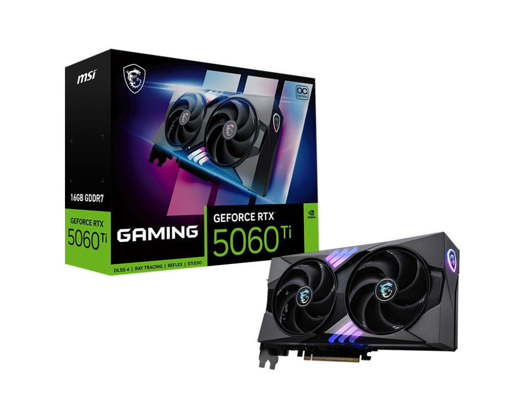VGA MSI RTX 5060 Ti 16GB GAMING OC GDDR7