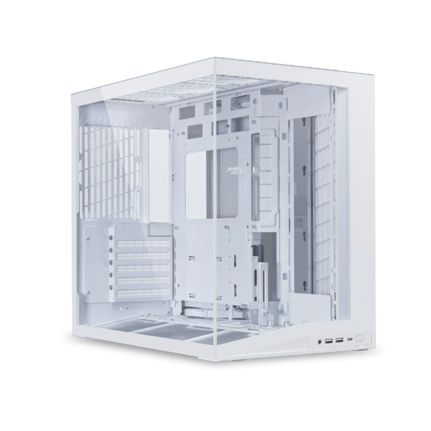 Vỏ case LIAN LI O11D mini V2 White - O11DMIV2W(ATX/Back connect/0 Fan)