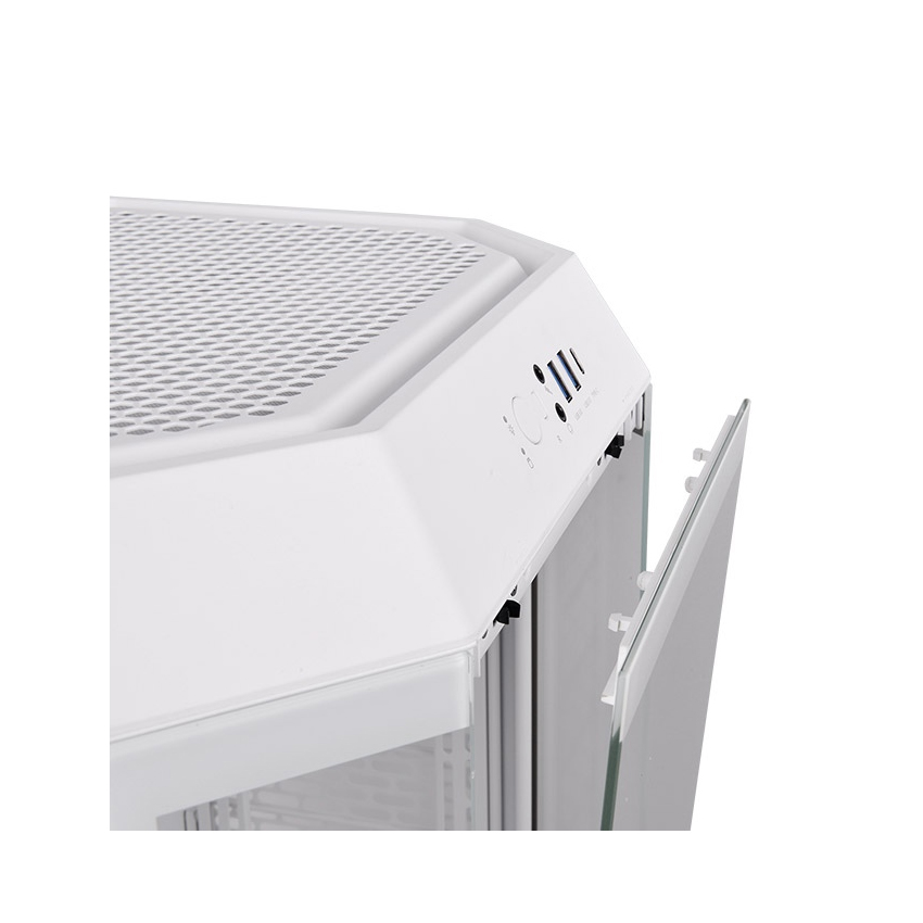 Case Thermaltake Tower 300 Snow (mATX/Mid Tower/Màu Trắng/3 Fan) - Ảnh 2