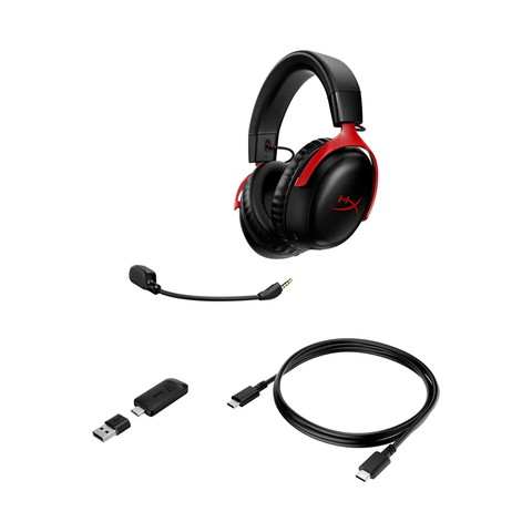 Tai nghe HP HyperX Cloud III Wireless Red - Ảnh 5